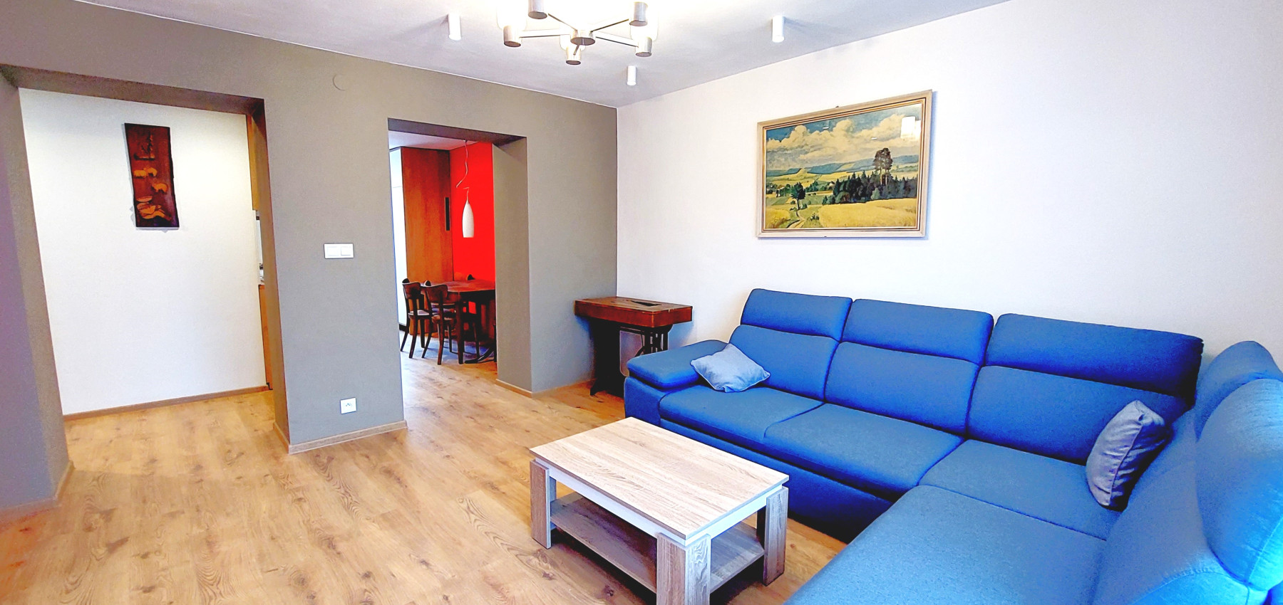 PRENAJATÝ DO 2.12.2026 ... Na prenájom krásny zrekonštruovaný 2 izbový byt s balkónom Budovateľská, zariadený, voľný od 1.9.2024