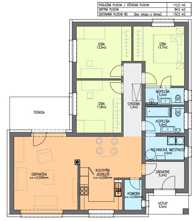 NOVÁ PONUKA! Na predaj 4 izbový tehlový holodom Vyšná Šebastová, komfortný pozemok 8,5a