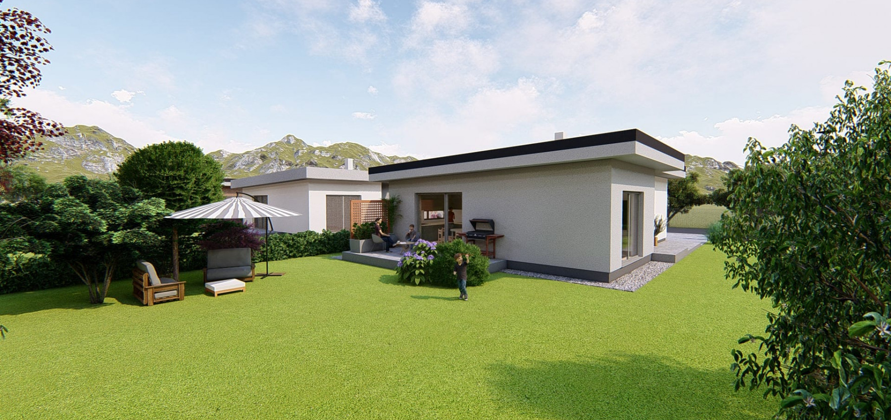 Posledný 3 izbový murovaný dom s pozemkom 502 m2 FINTICE-GRIBĽOVEC