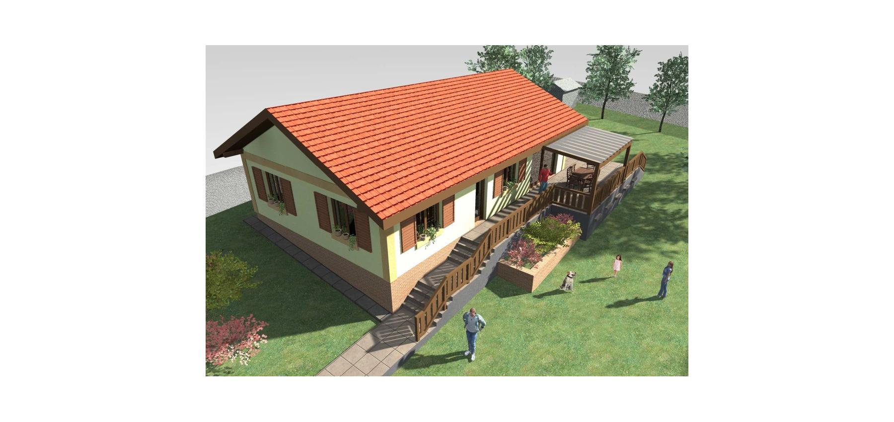 Na predaj krásny 4 izbový dom s možnosťou realizácie obytného podkrovia na 2 izby, veľkorysý pozemok 1000 m2, Fintice