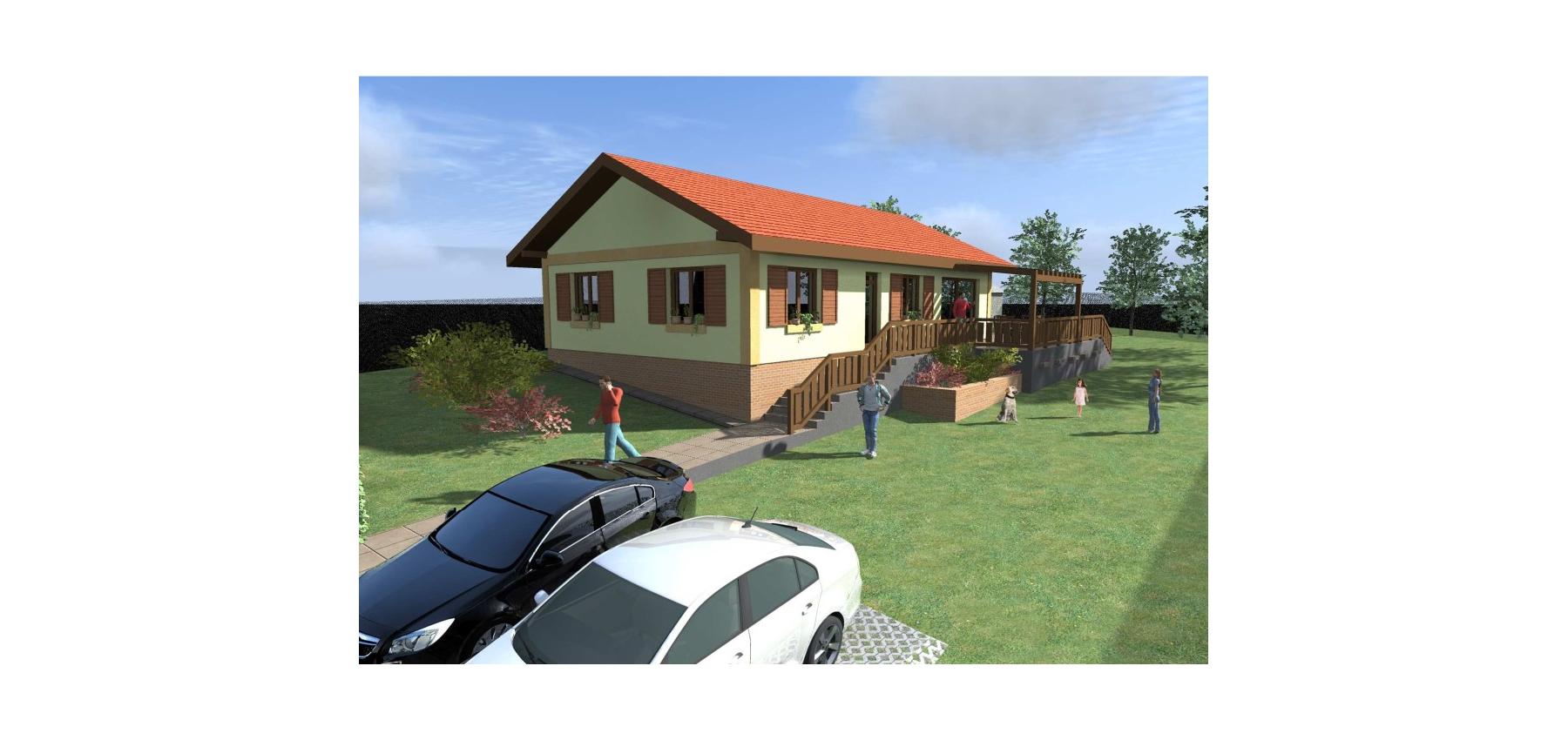 Na predaj krásny 4 izbový dom s možnosťou realizácie obytného podkrovia na 2 izby, veľkorysý pozemok 1000 m2, Fintice