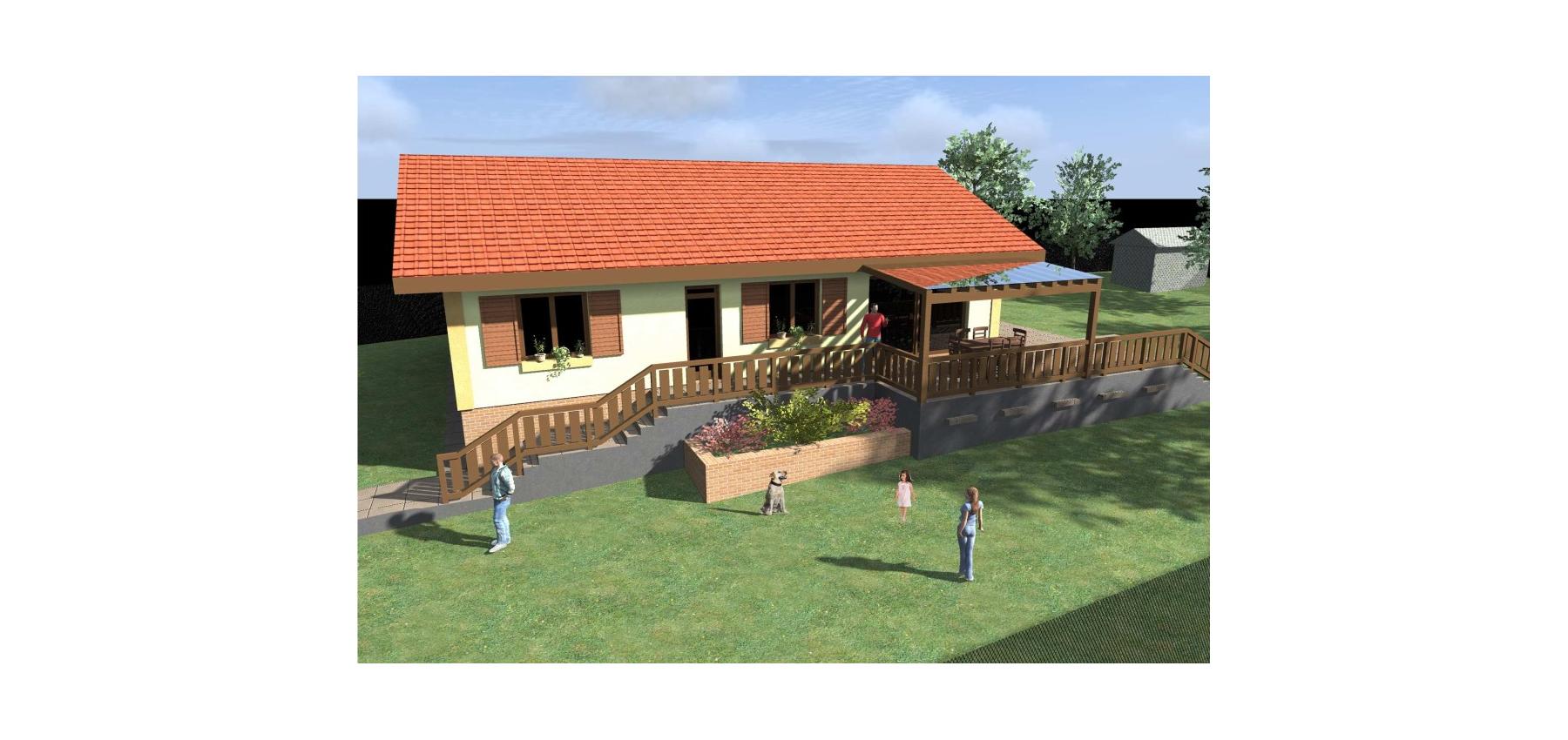 Na predaj krásny 4 izbový dom s možnosťou realizácie obytného podkrovia na 2 izby, veľkorysý pozemok 1000 m2, Fintice