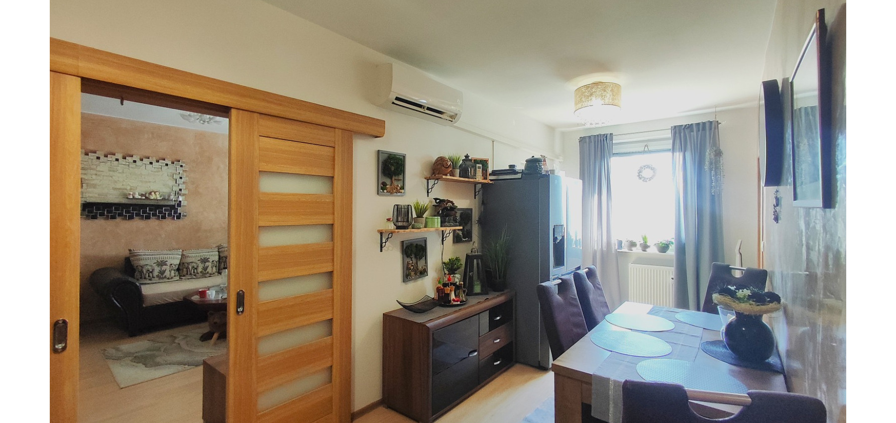 Dizajnovo prepracovaný lukratívny 4 izbový byt Sídlisko 3, klíma, loggia s tieniacimi fóliami