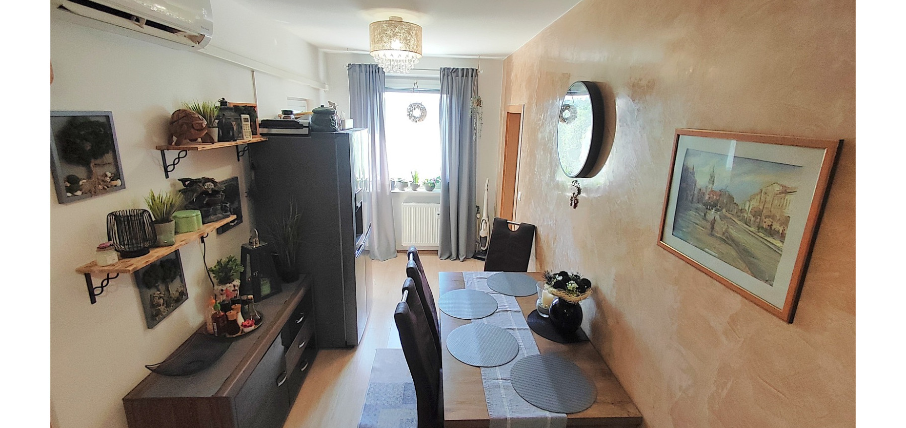 Dizajnovo prepracovaný lukratívny 4 izbový byt Sídlisko 3, klíma, loggia s tieniacimi fóliami