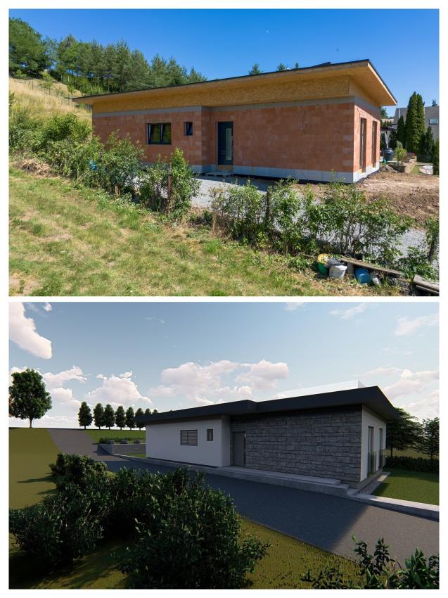 4 izbový rodinný dom obklopený zeleňou, iba s 1 susedom a nádherným výhľadom