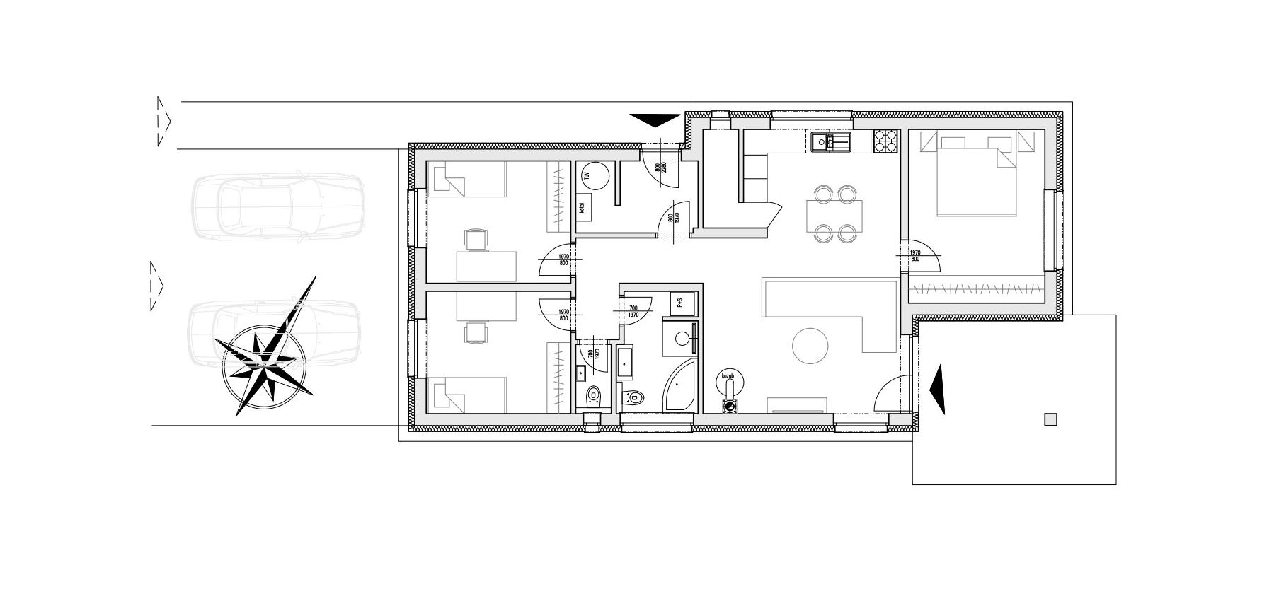 4 izbový rodinný dom obklopený zeleňou, iba s 1 susedom a nádherným výhľadom