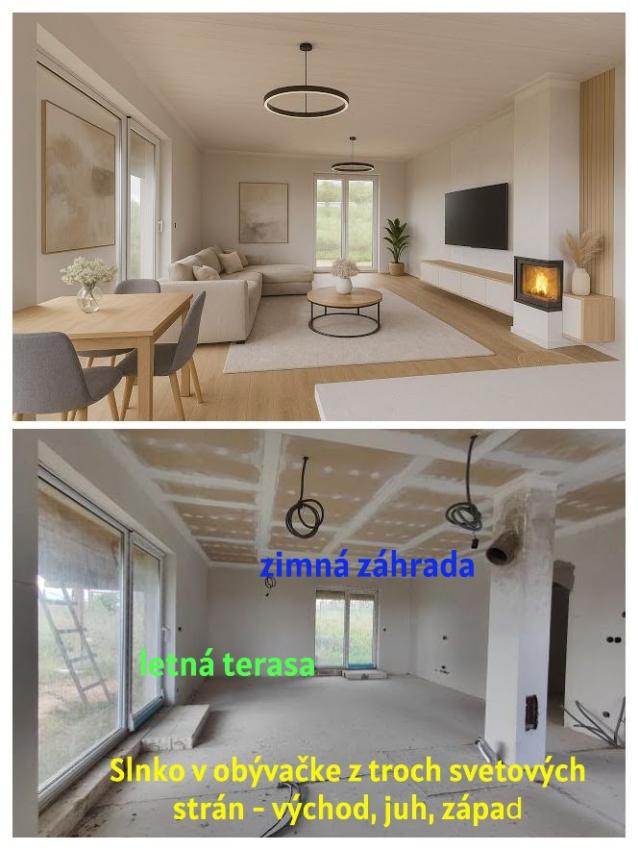 5 izbový rodinný holodom na veľkorysom pozemku 1050 m2 v obci Podhorany