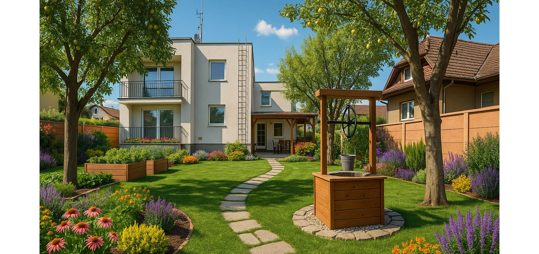 ZNÍŽENÁ CENA.... Dom pre rodinu - 5 izieb, garáž, prístrešok pre auto, slnečný pozemok 600 m2, altánok, podpivničený