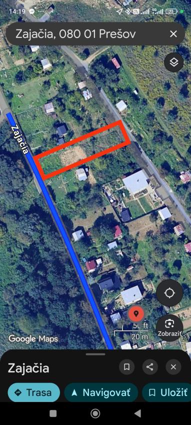 Stavebný pozemok Prešov, Zajačia ulica, vhodný na terasovú výstavbu, s nádherným výhľadom