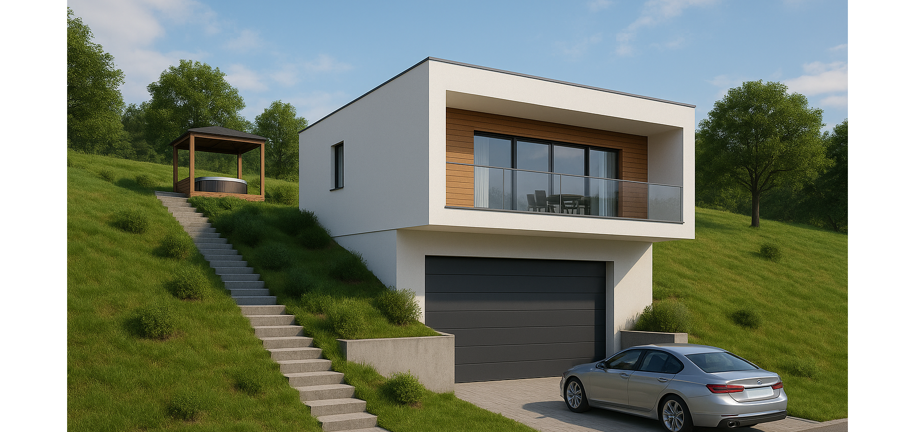 Stavebný pozemok Prešov, Zajačia ulica, vhodný na terasovú výstavbu, s nádherným výhľadom