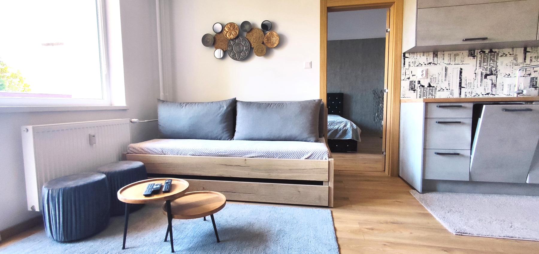 Na prenájom supermoderný 2 izbový byt s dvomi loggiami v centre mesta pri OC NOVUM, Kúpeľná