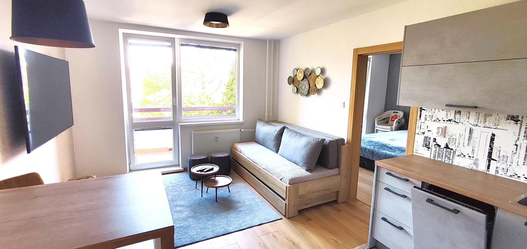 Na prenájom supermoderný 2 izbový byt s dvomi loggiami v centre mesta pri OC NOVUM, Kúpeľná
