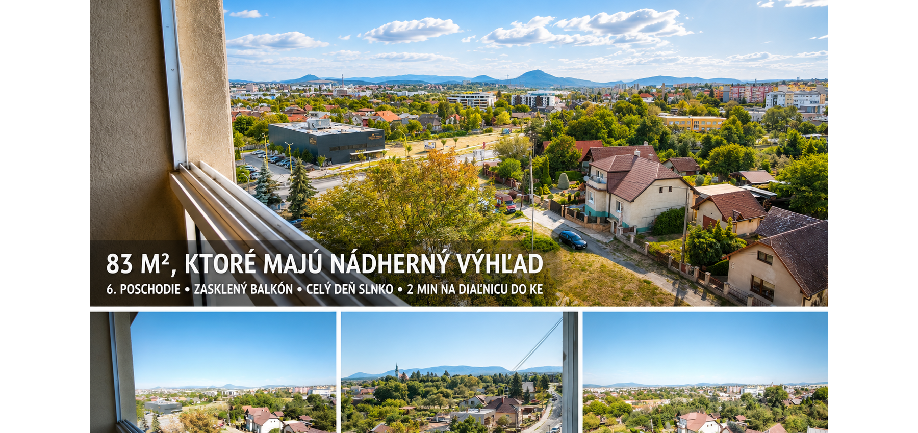 4 izby, 83 m² a panoramatický výhľad,ktorý sa nerekonštruuje - Urxova, Prešov