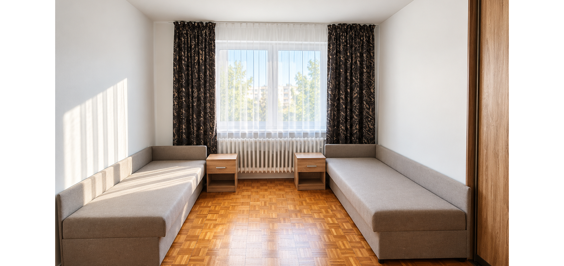 UBYTOVANIE PRE FIRMY A PRACOVNÉ TÍMY – 5 IZIEB | 10–13 OSÔB | PARKOVANIE | SKLADOVÉ PRIESTORY