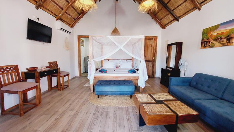 Zaria resort Zanzibar - dovolenkový prenájom bungalovu so záhradou pre 2-3 osoby D16