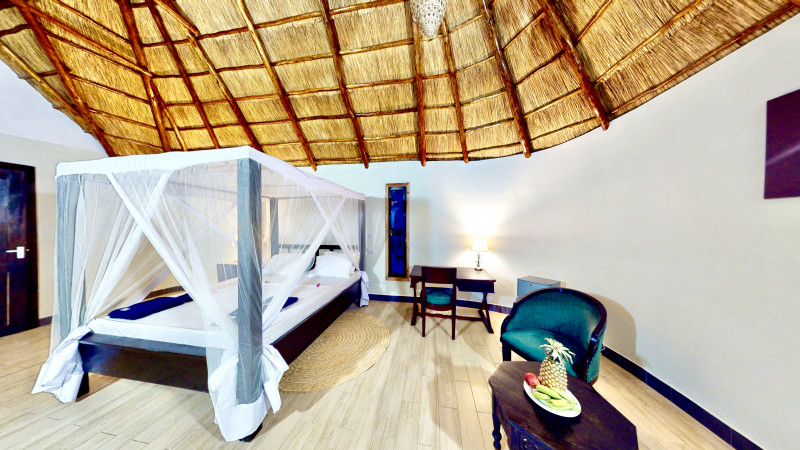 Zaria resort Zanzibar - dovolenkový prenájom bungalovu so záhradou pre pár D03