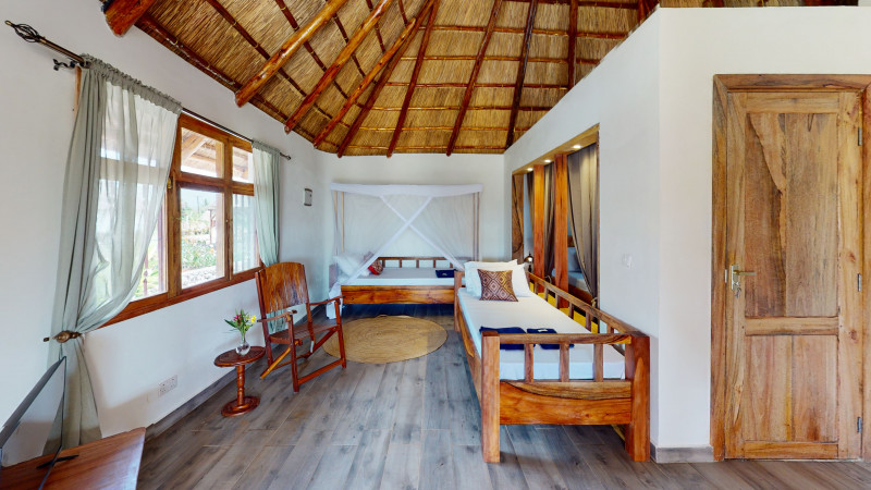 Zaria resort Zanzibar - dovolenkový prenájom bungalovu so záhradou pre štyri osoby D12