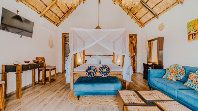 Zaria resort Zanzibar - dovolenkový prenájom bungalovu so záhradou pre 2-3 osoby D16