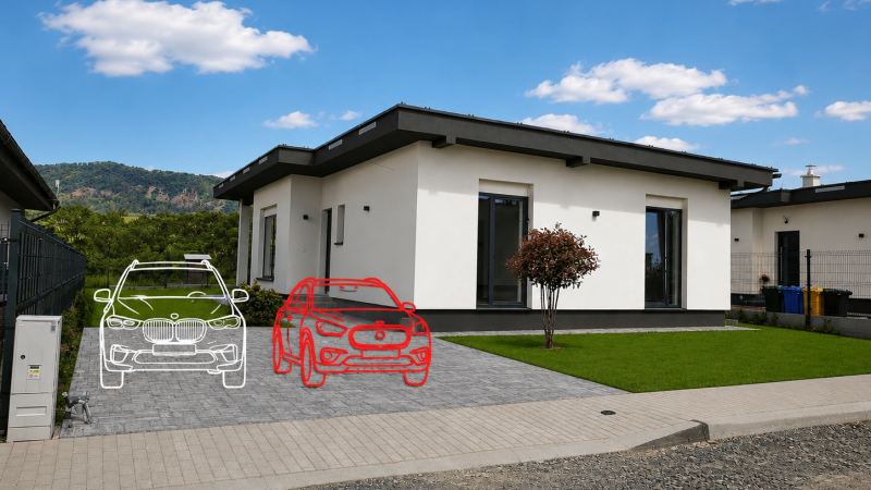 Posledný 4 izbový dom vo vyhotovení  ŠTANDARD s pozemkom 501 m2 FINTICE-GRIBĽOVEC